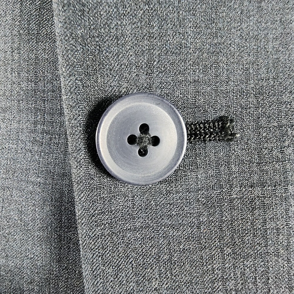 Michael Strahan 2 Piece Suit Men's 48S Gray Wool Blend Pants 38x31 Modern - Picture 4 of 16